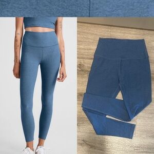 Beyond Yoga (M) Spacedye Caught In The Midi High Waisted Legging Denim Blue